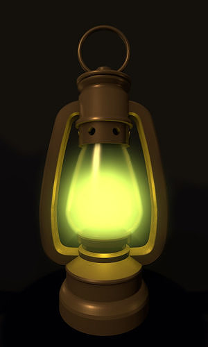 Old lantern 3D print model