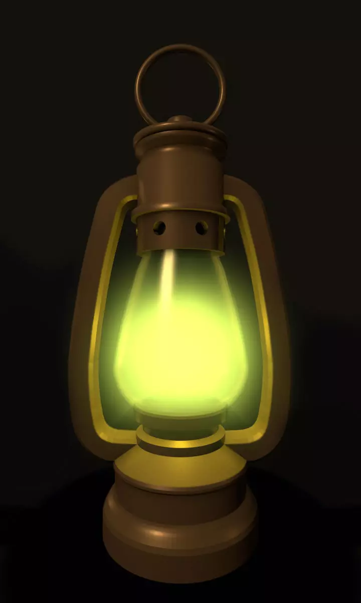 Old lantern 3D print model