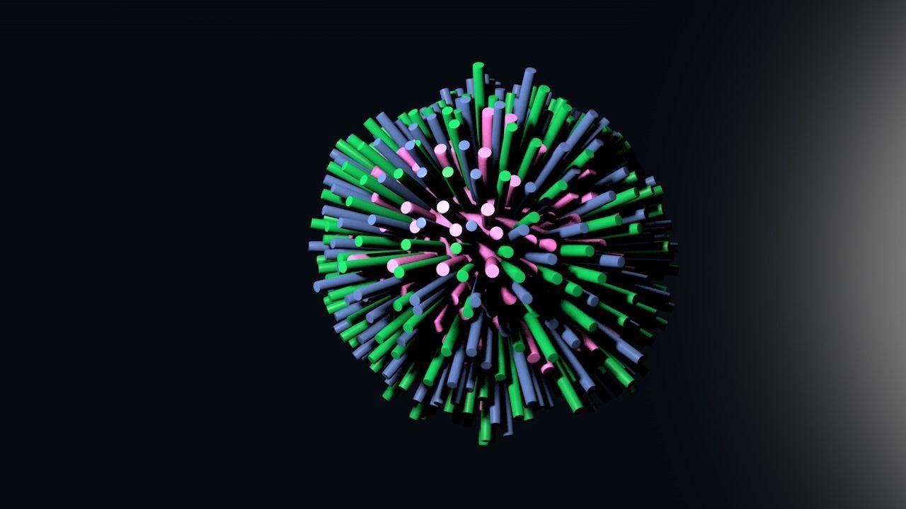 Dance Ball  Video and music 3D model_6