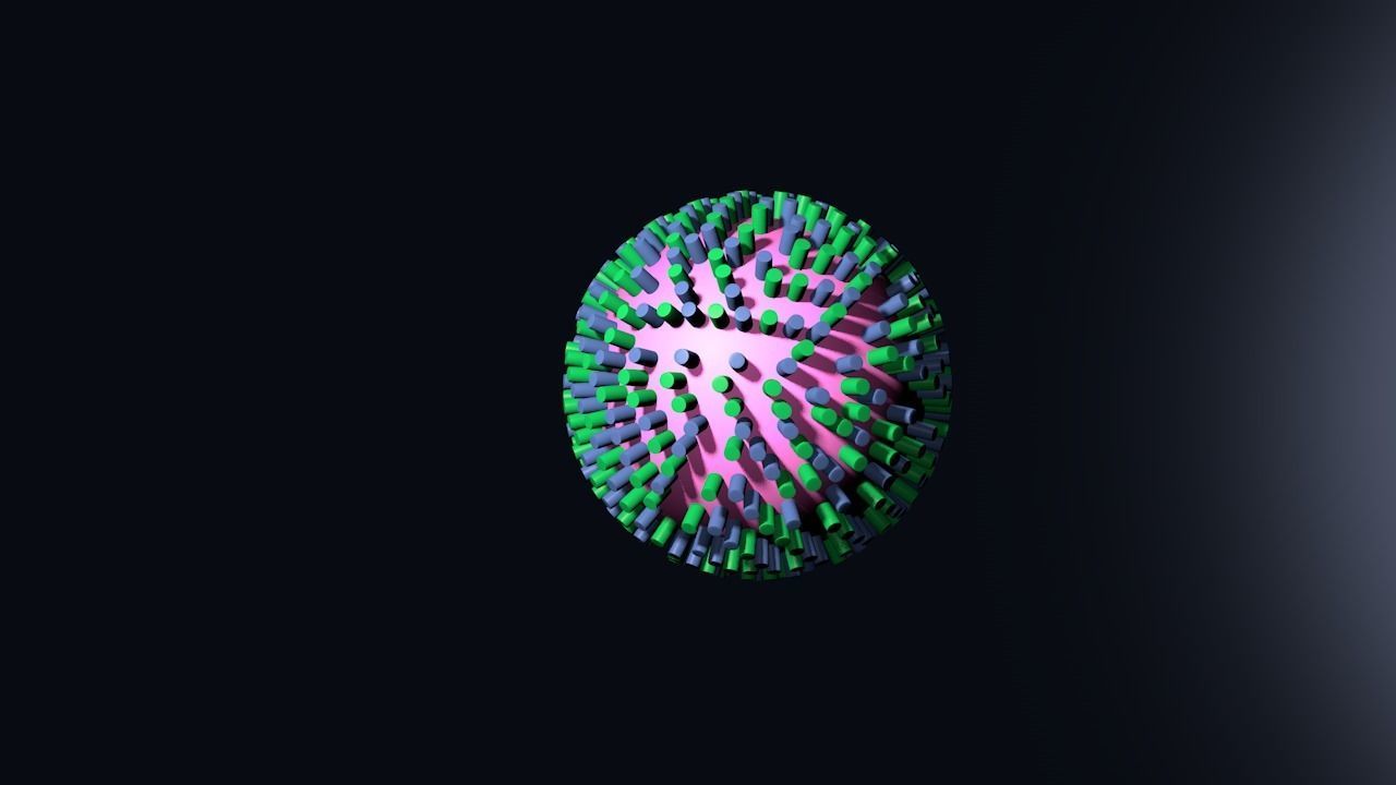 Dance Ball  Video and music 3D model_3