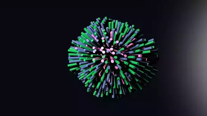 Dance Ball  Video and music 3D model