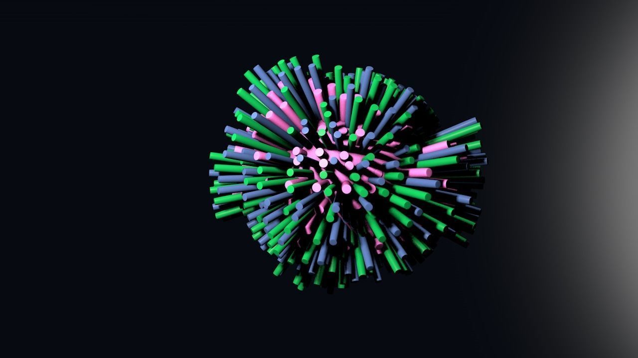 Dance Ball  Video and music 3D model_5