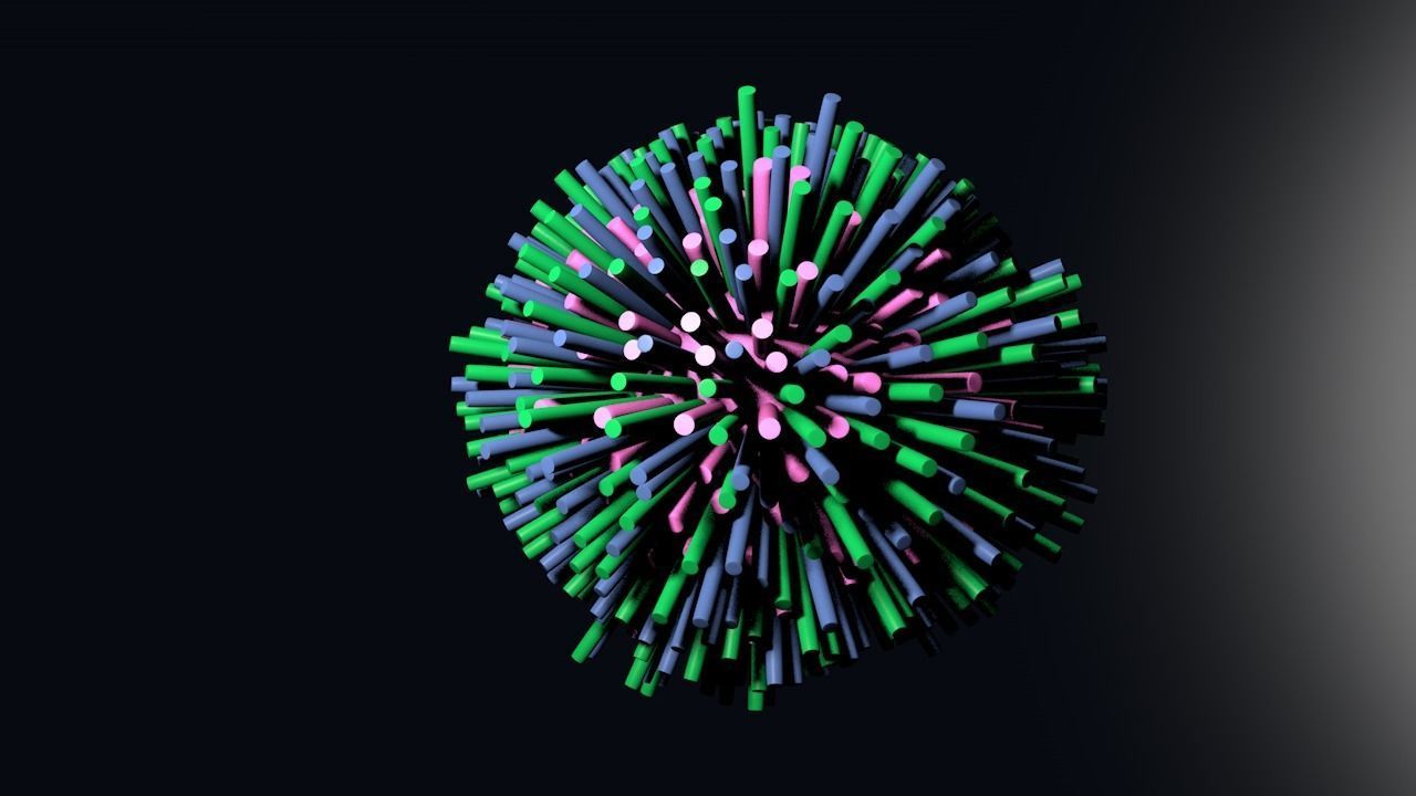 Dance Ball  Video and music 3D model_4