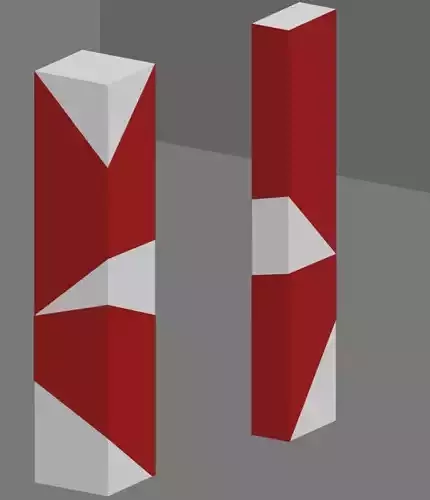 piller pair of sculptures