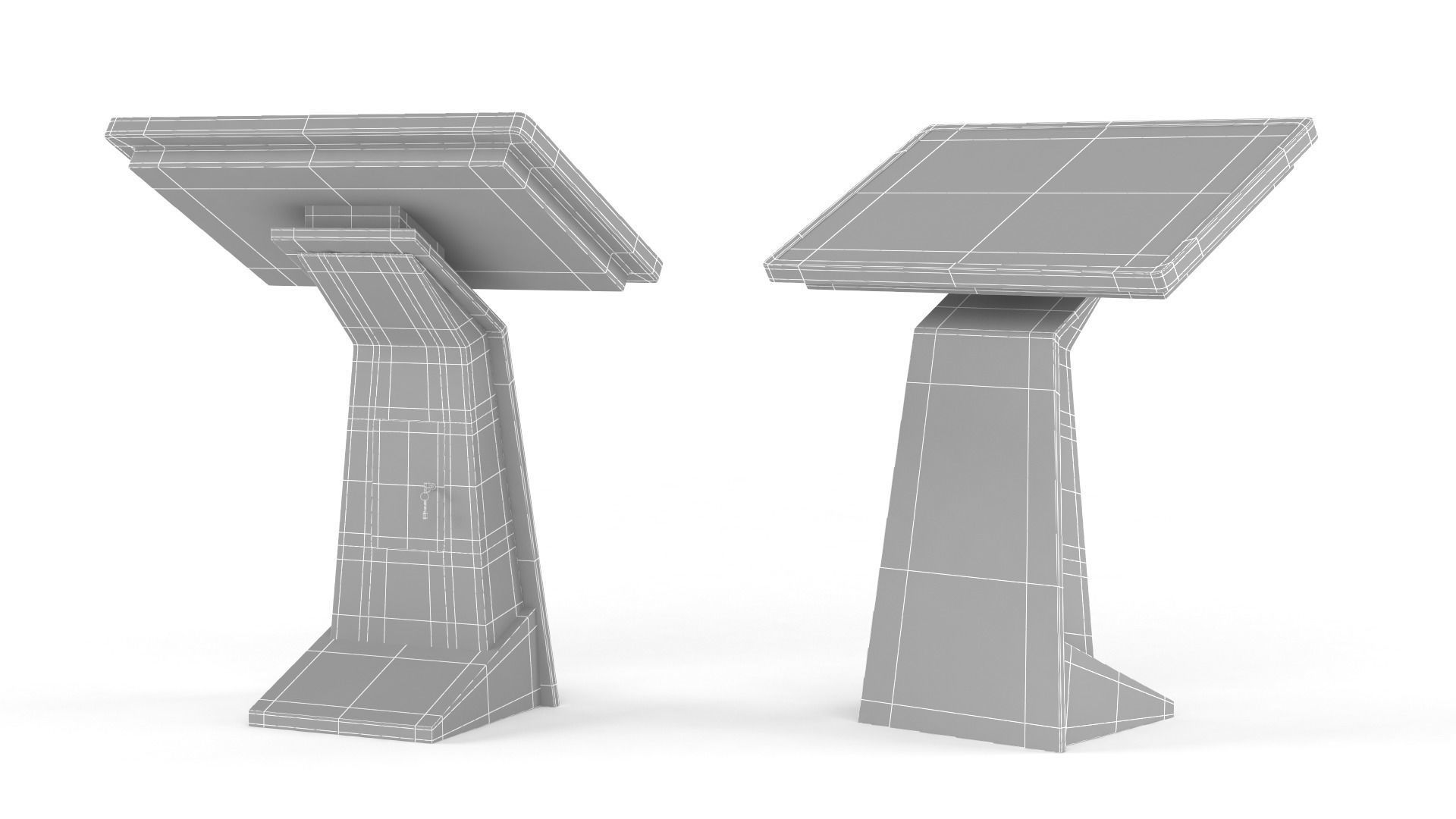 Information Kiosk 3D model_6