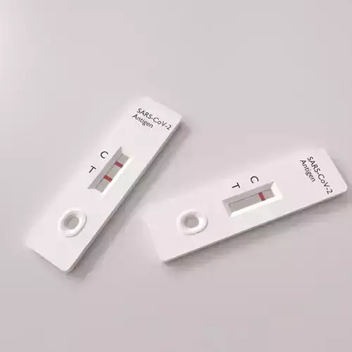 Covid-19 Rapid Test Kit 3D model
