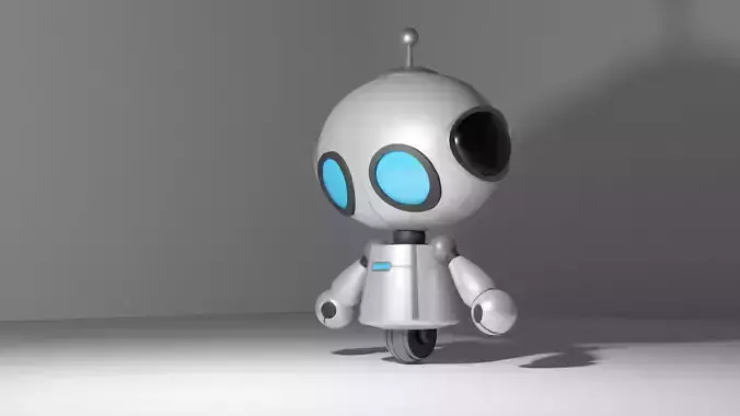 Robot with eyes