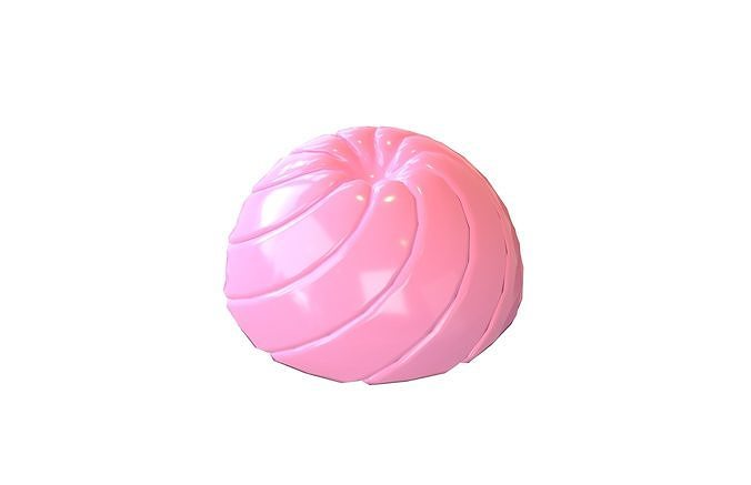 Jelly Pudding v3 002 Low-poly 3D model 3