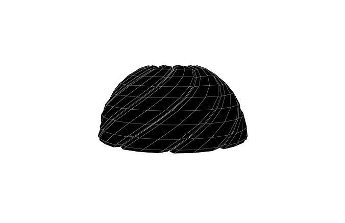 Jelly Pudding v3 002 Low-poly 3D model 6