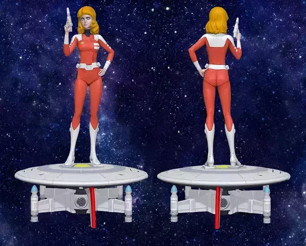 JOAN Johann Captain Future  Capitaine Flam 3D model