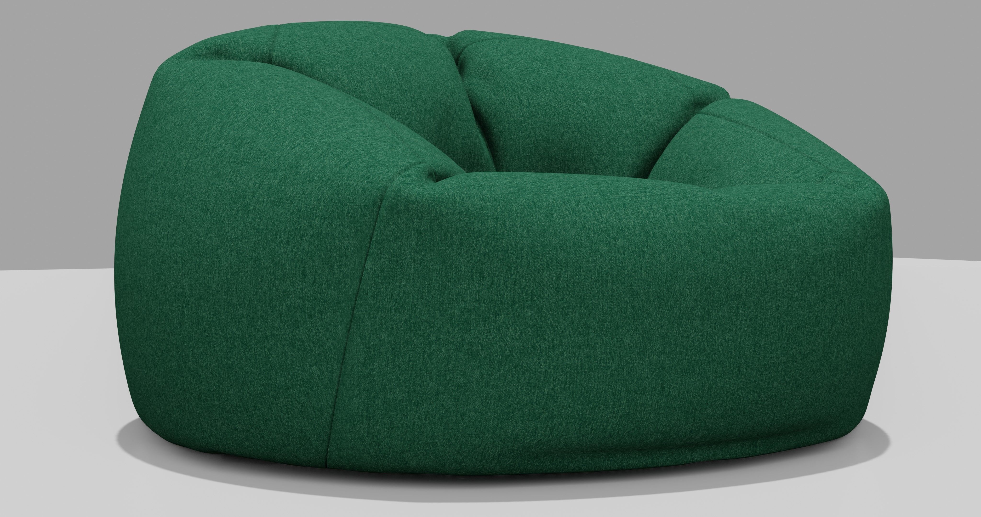 Beanbag bean bag chair 3D model_2