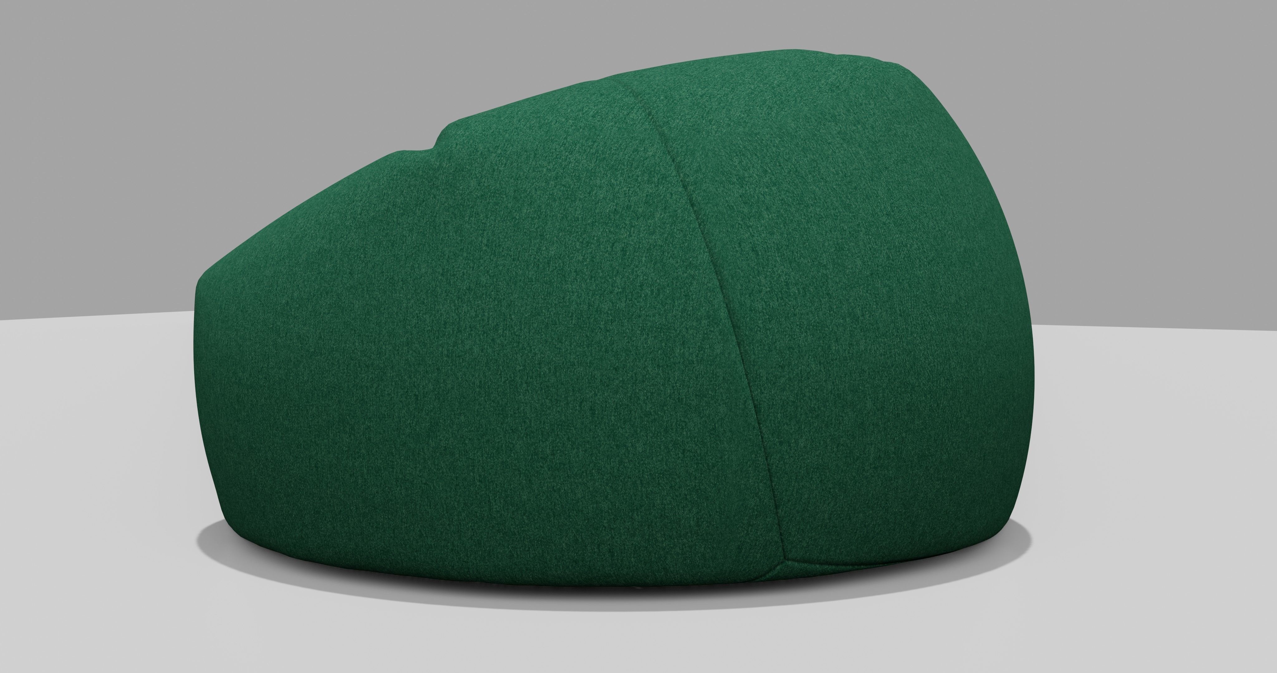 Beanbag bean bag chair 3D model_6