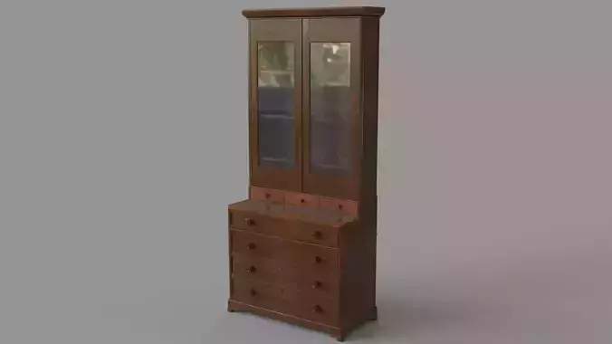 Antique Hutch 3D model