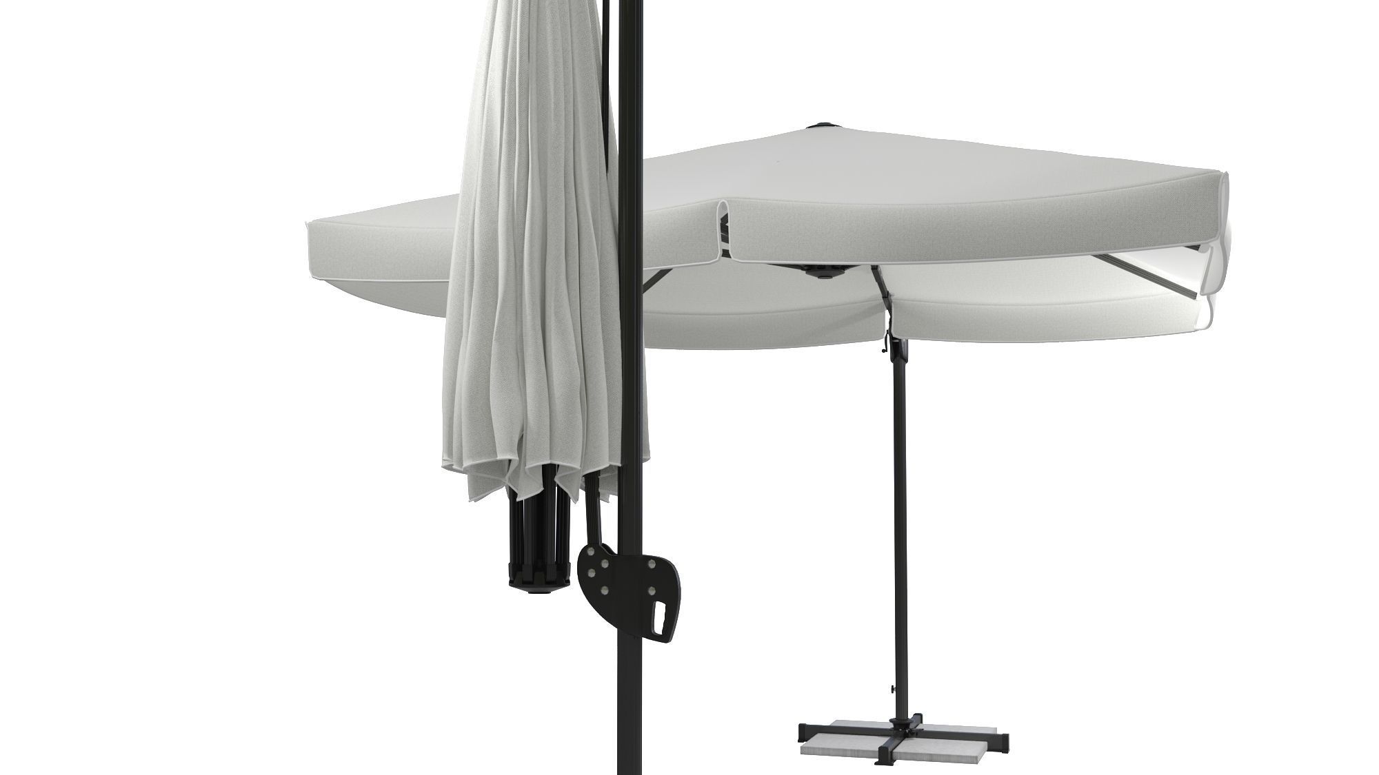 Umbrella Deck Parasol 3D model_4