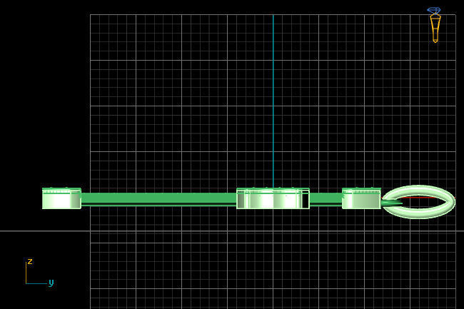 Cross Necklace Classic Diamond Pendant 3Dmodel 3D print model 8 3D print model_5