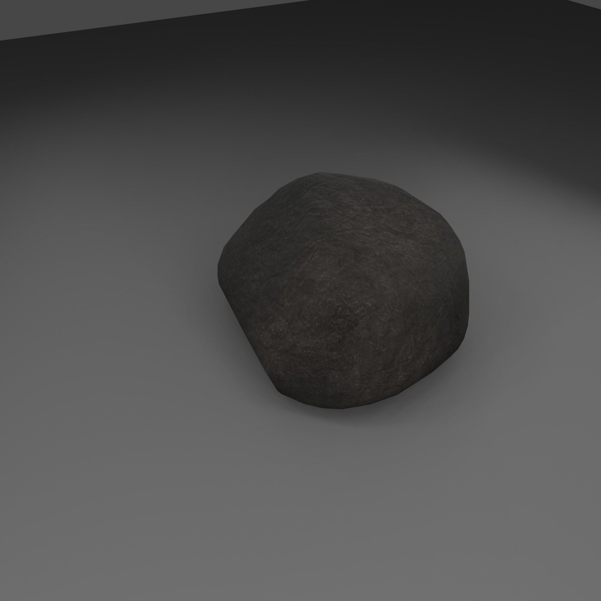 stone beret Free low-poly 3D model_3