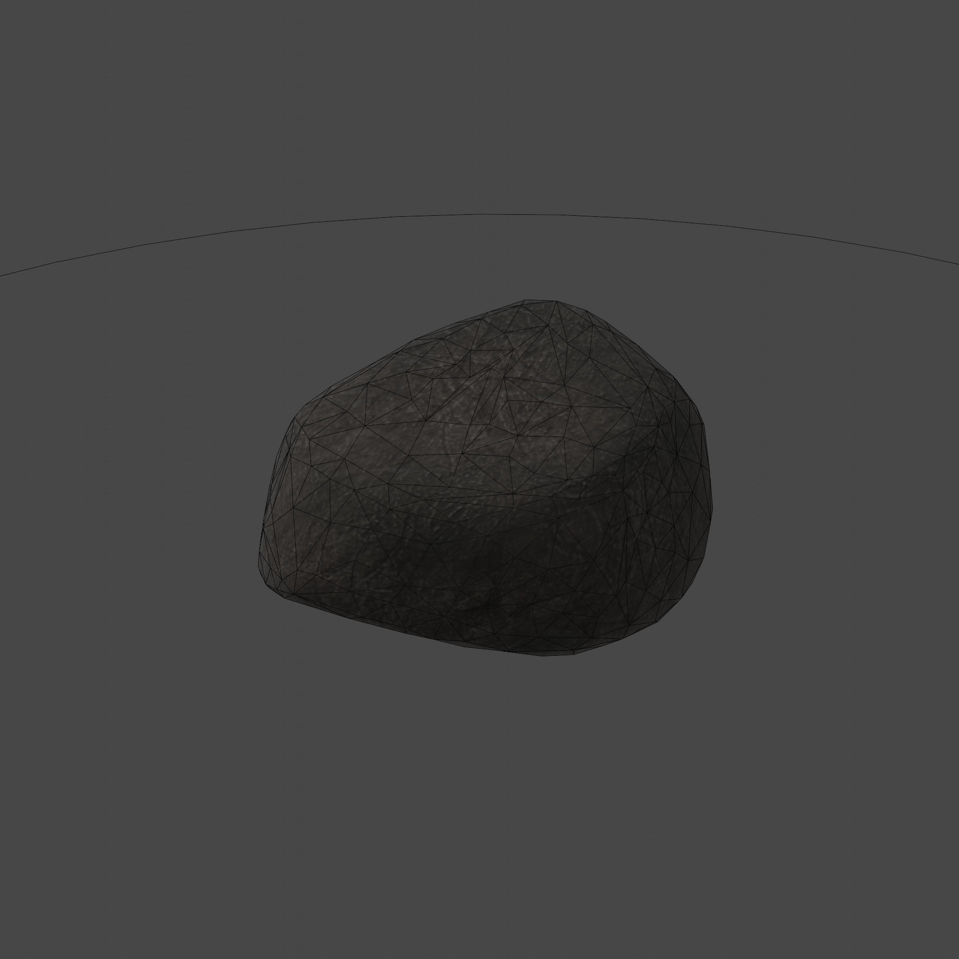 stone beret Free low-poly 3D model_4