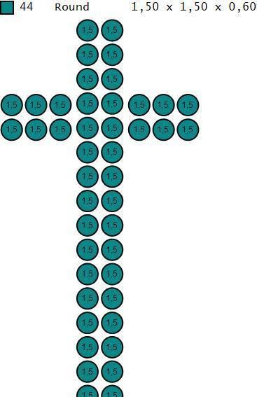 Cross Necklace Classic Diamond Pendant 3Dmodel 3D print model 7 3D print model_6