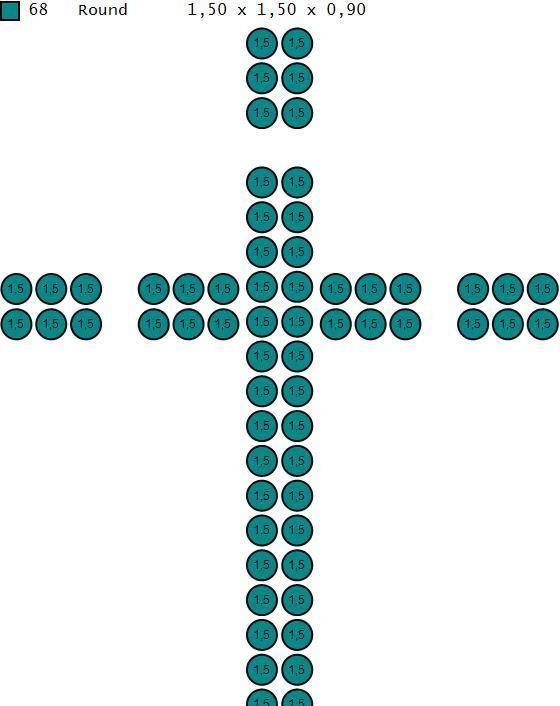 Cross Necklace Classic Diamond Pendant 3Dmodel 3D print model 6 3D print model_6