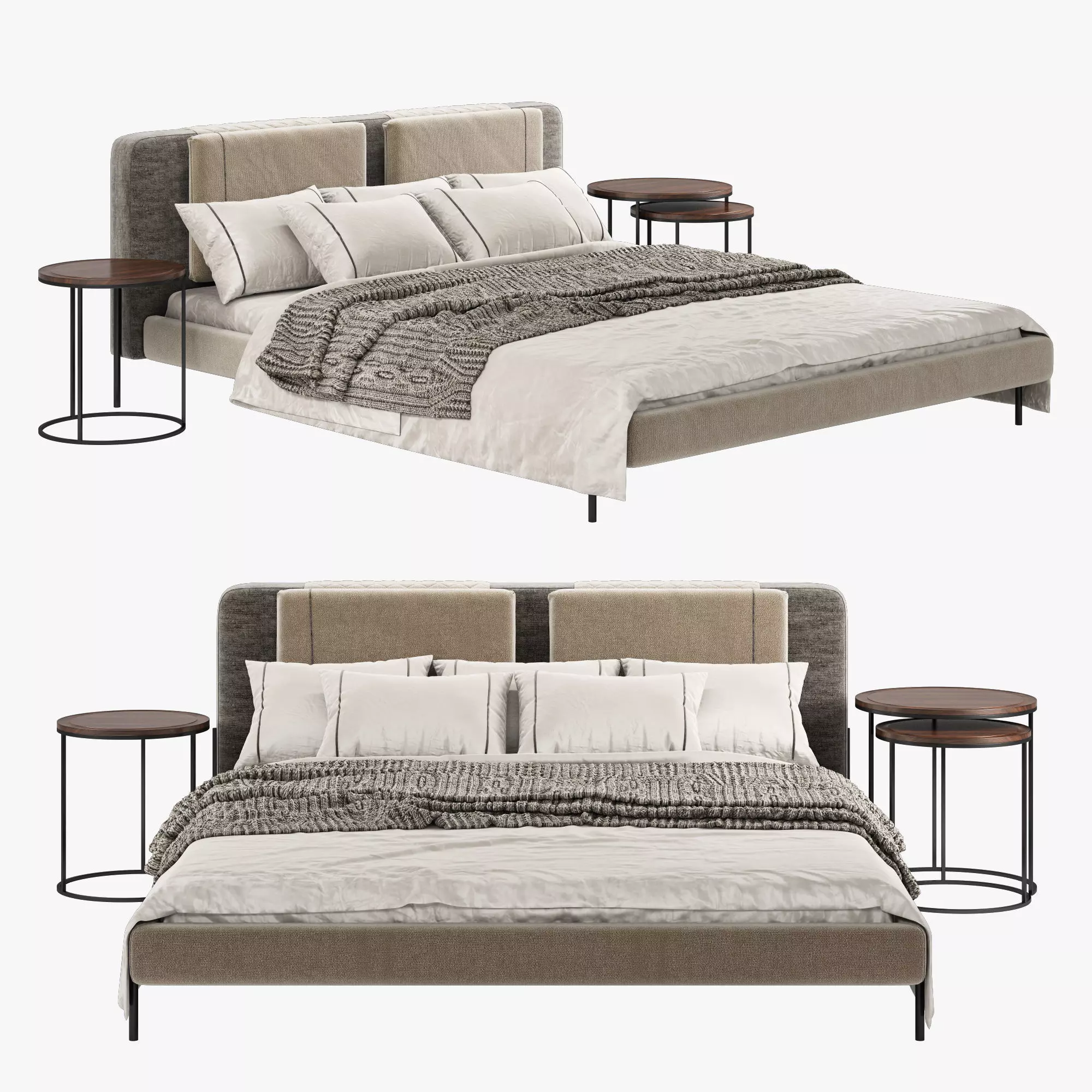Roche larri bed set 3D model