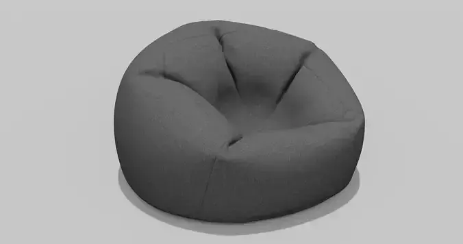 Beanbag bean bag chair 3D model