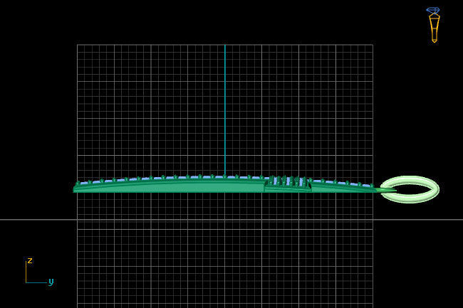 Cross Necklace Classic Diamond Pendant 3Dmodel 3D print model 4 3D print model_5