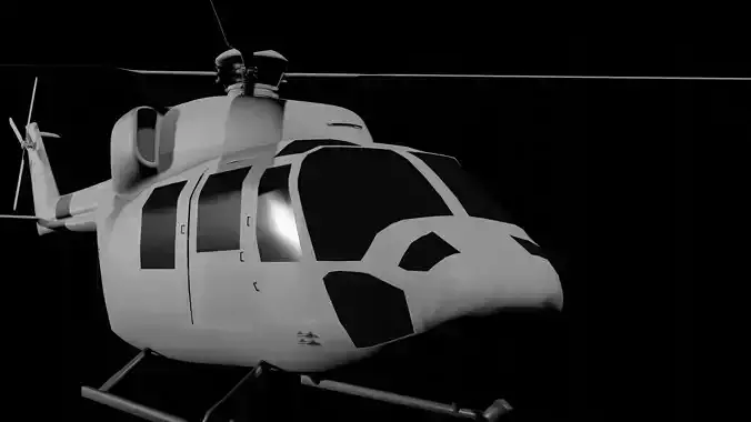 HAL Dhruv Helicopter  Free 3D model