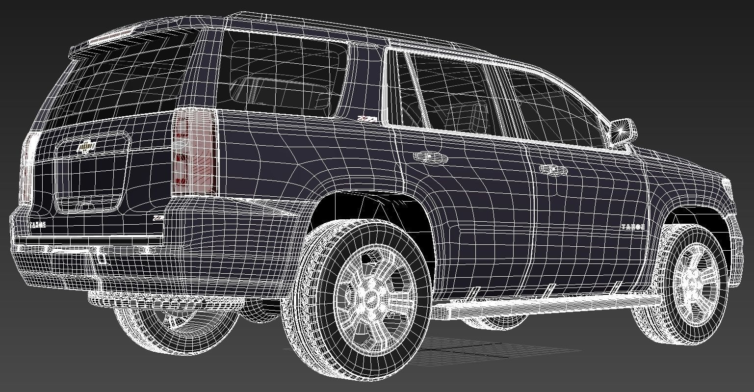 Chevrolet Tahoe Z71 2015 3D model_13