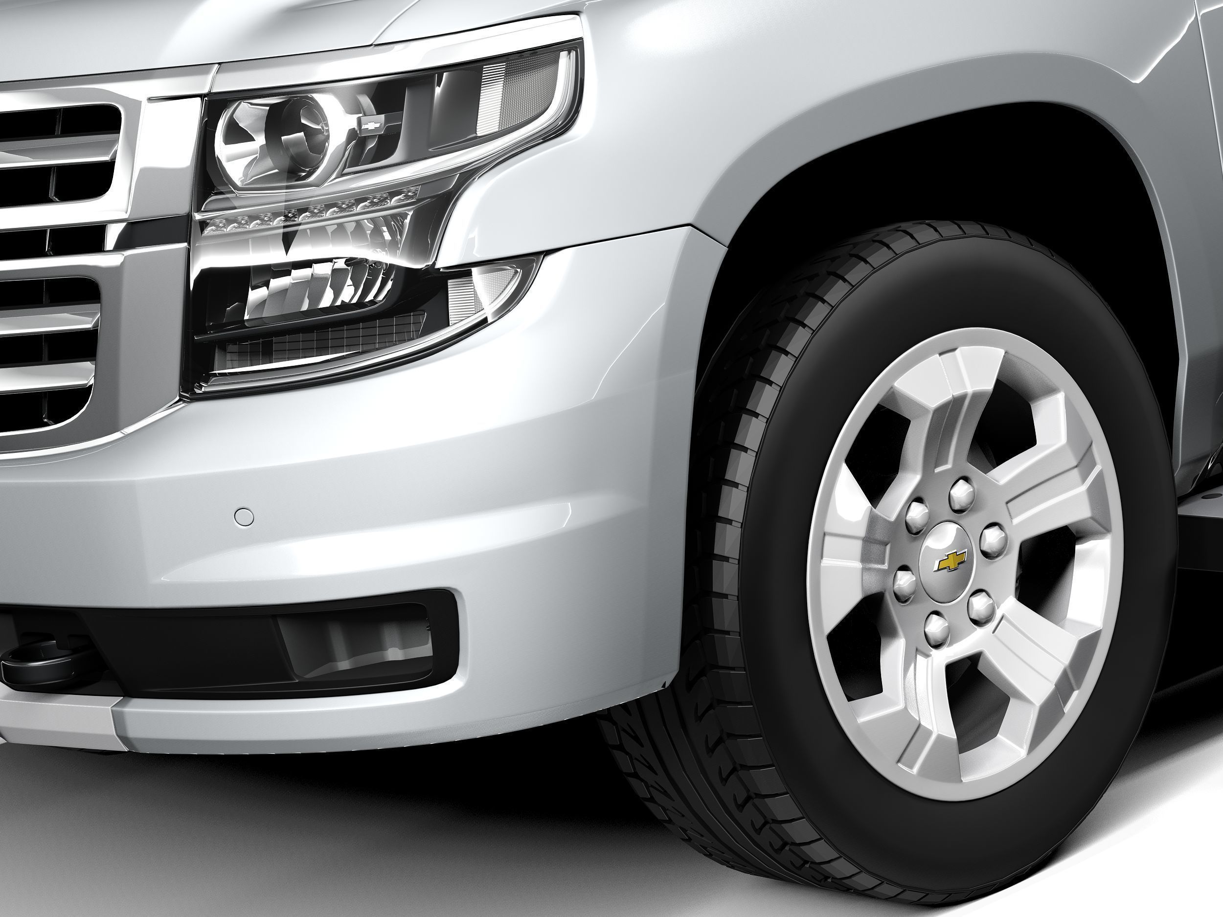 Chevrolet Tahoe Z71 2015 3D model_2