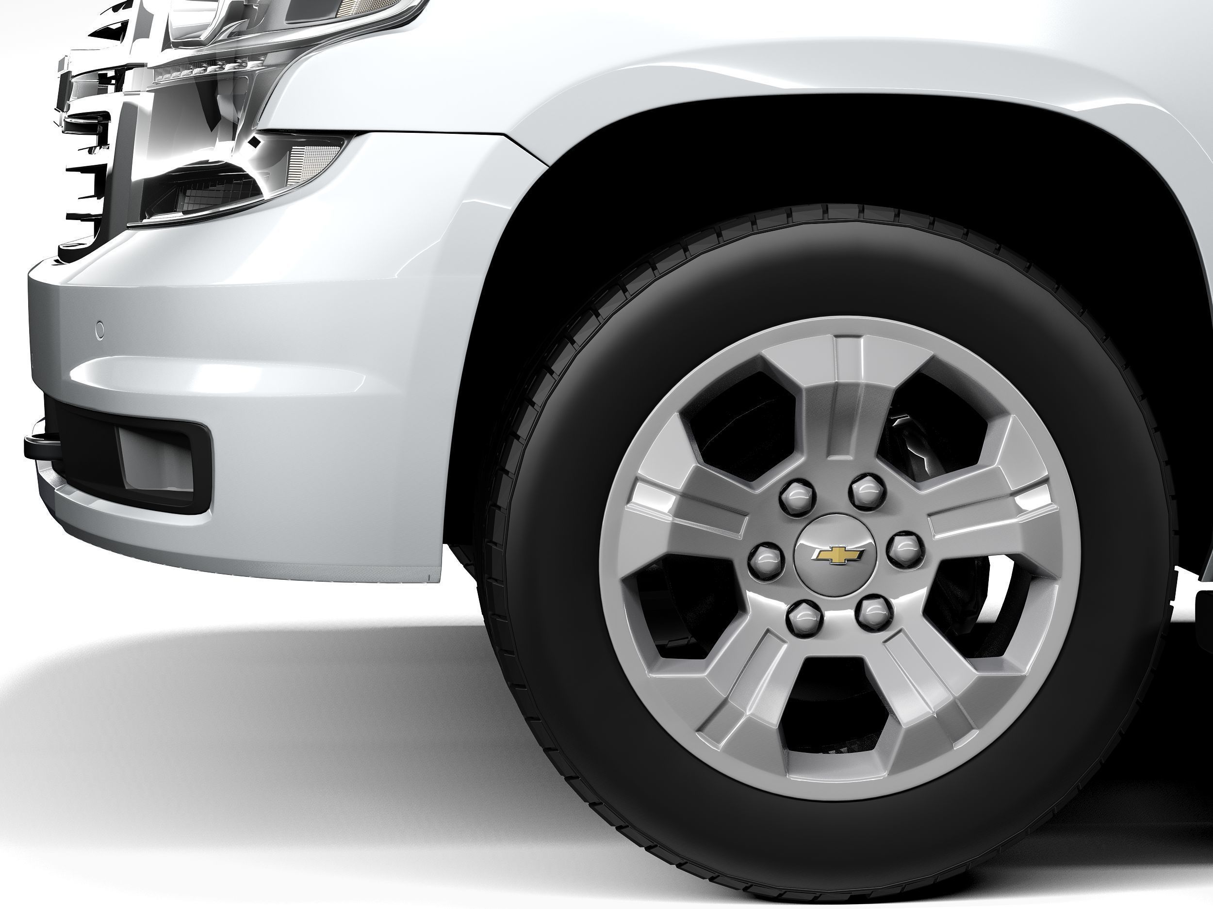 Chevrolet Tahoe Z71 2015 3D model_10