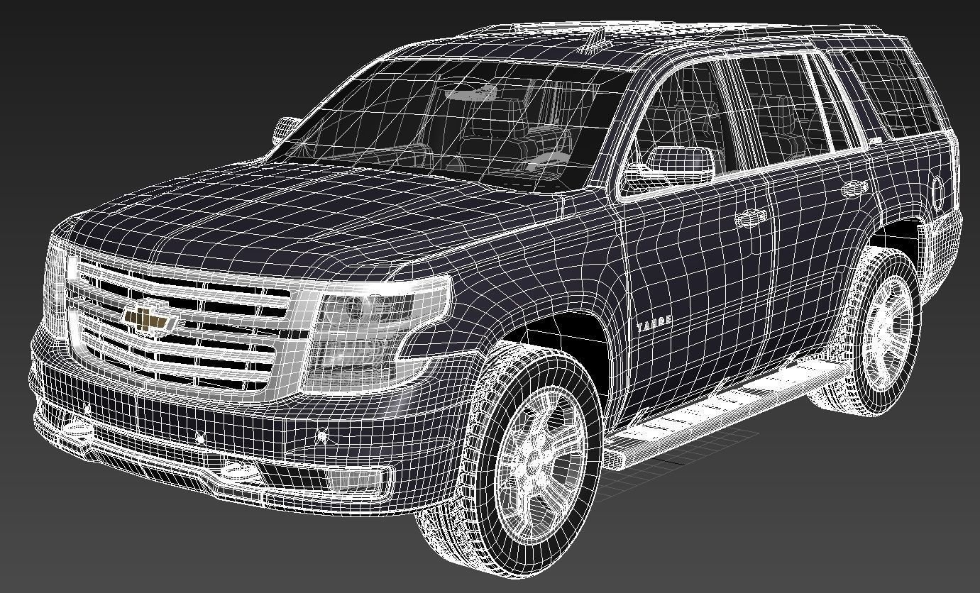 Chevrolet Tahoe Z71 2015 3D model_12