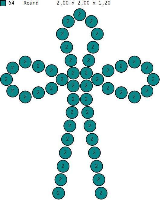 Cross Necklace Classic Diamond Pendant 3Dmodel 3D print model 20 3D print model_6