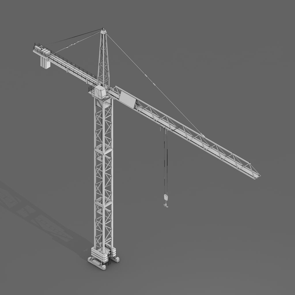 Construction Assets Collection of Building Materials Low-poly 3D model_8