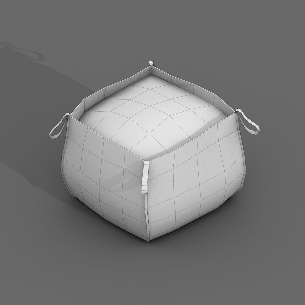 Construction Assets Collection of Building Materials Low-poly 3D model_138