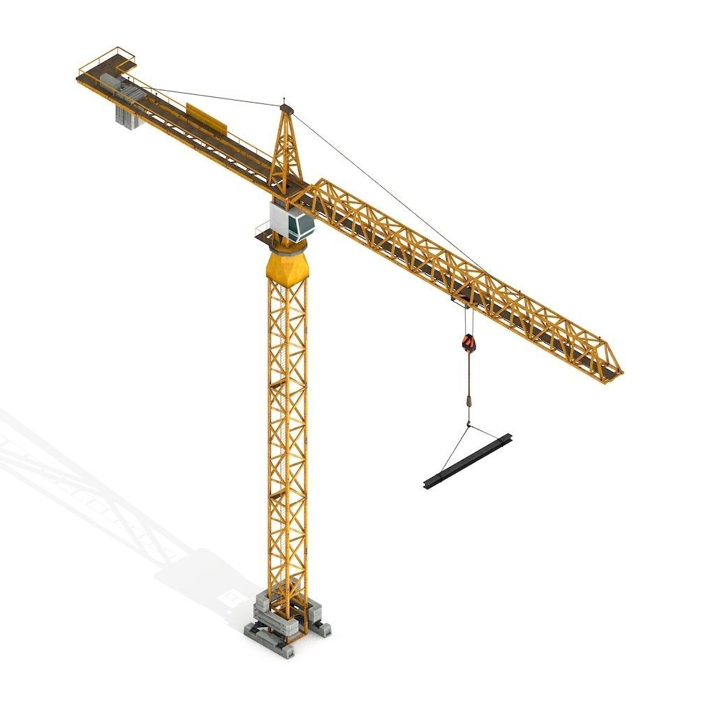 Construction Assets Collection of Building Materials Low-poly 3D model_88