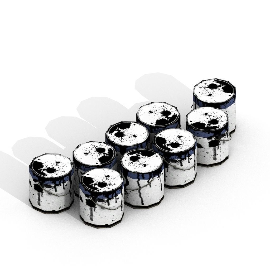 Construction Assets Collection of Building Materials Low-poly 3D model_61