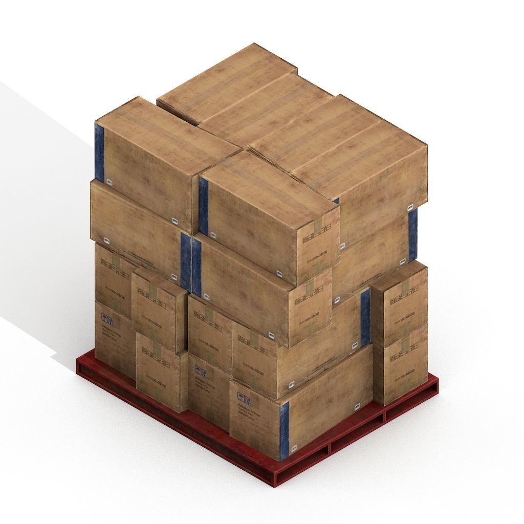 Construction Assets Collection of Building Materials Low-poly 3D model_45