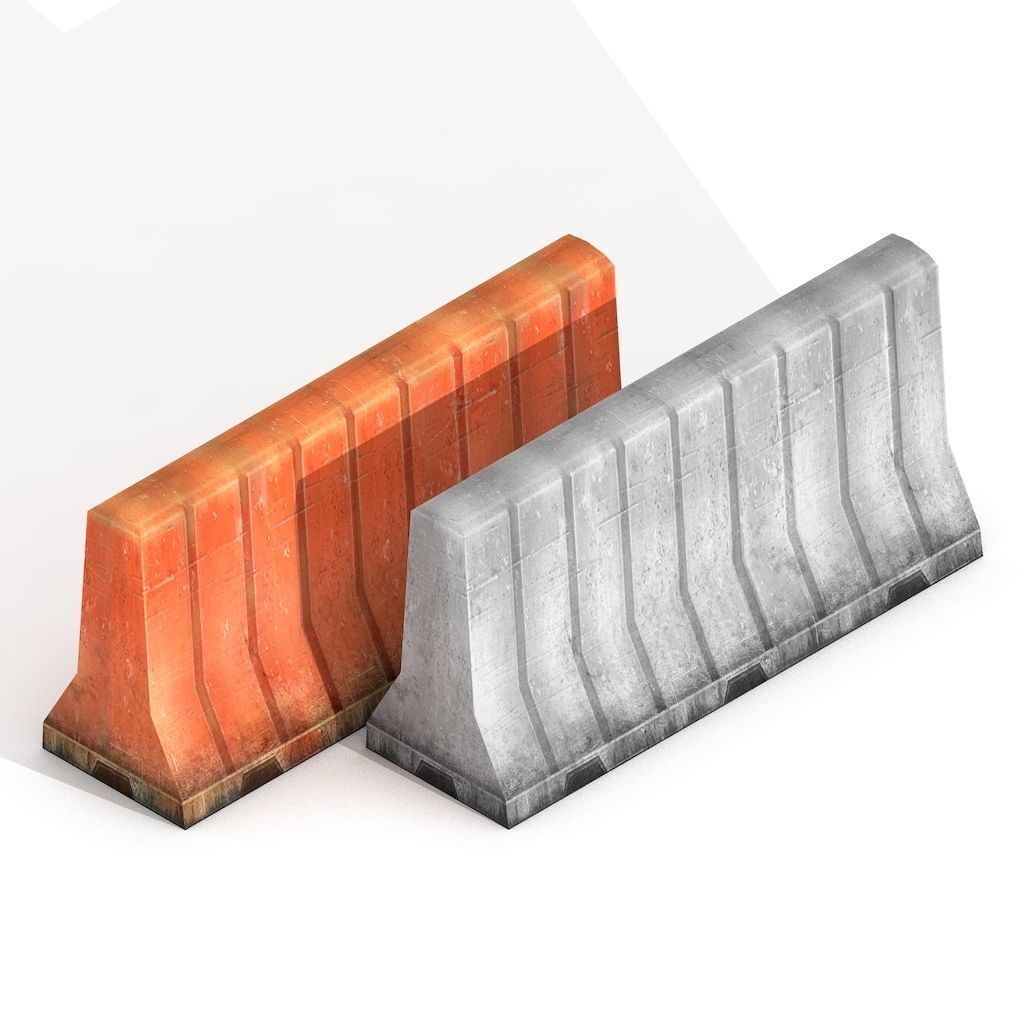 Construction Assets Collection of Building Materials Low-poly 3D model_143