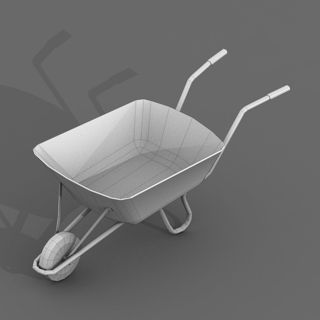 Construction Assets Collection of Building Materials Low-poly 3D model_140