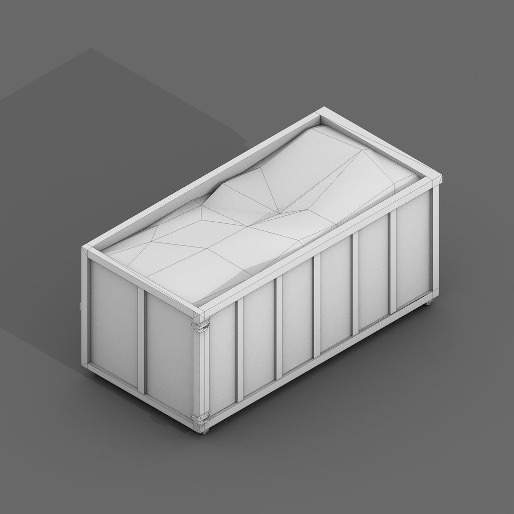Construction Assets Collection of Building Materials Low-poly 3D model_127