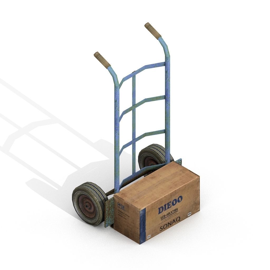 Construction Assets Collection of Building Materials Low-poly 3D model_44