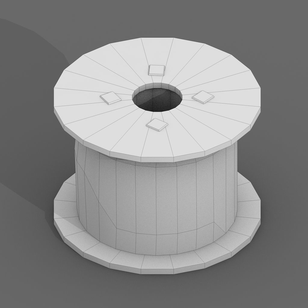 Construction Assets Collection of Building Materials Low-poly 3D model_65