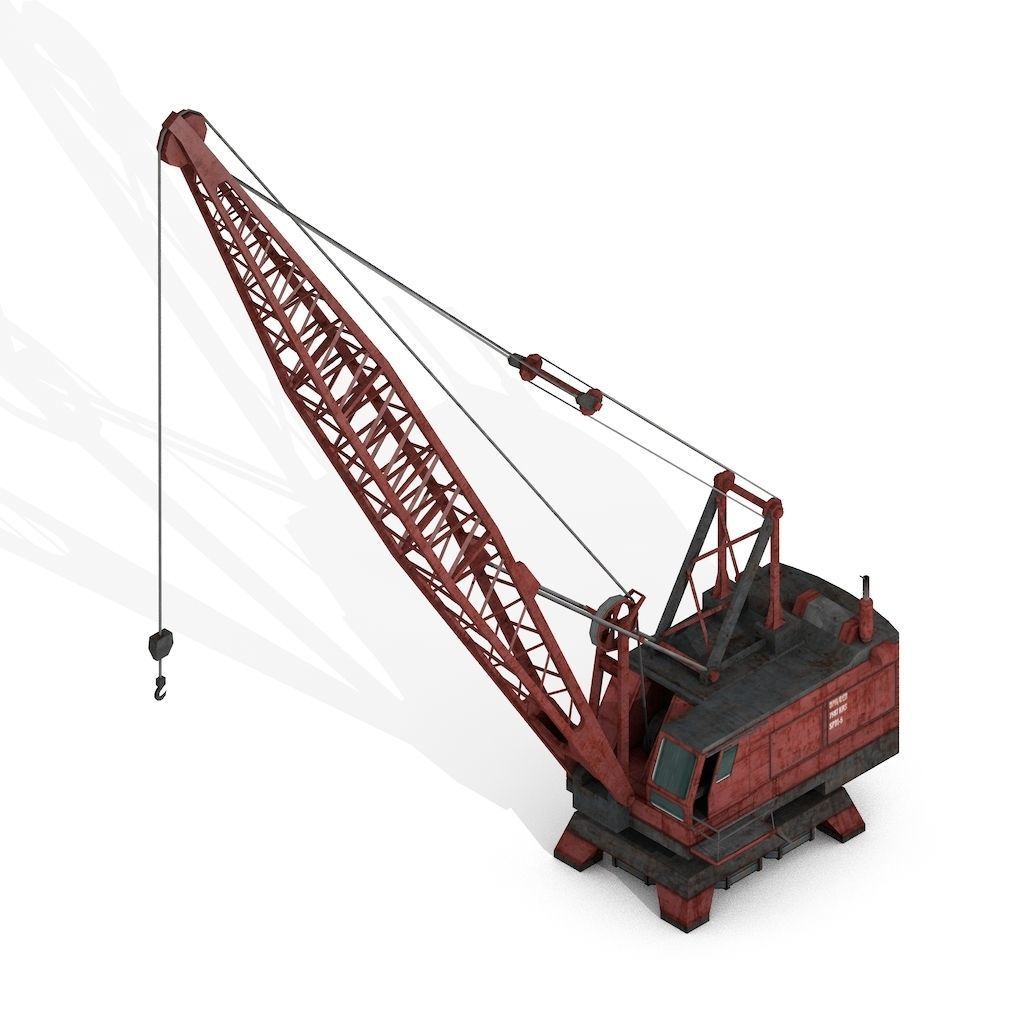 Construction Assets Collection of Building Materials Low-poly 3D model_3