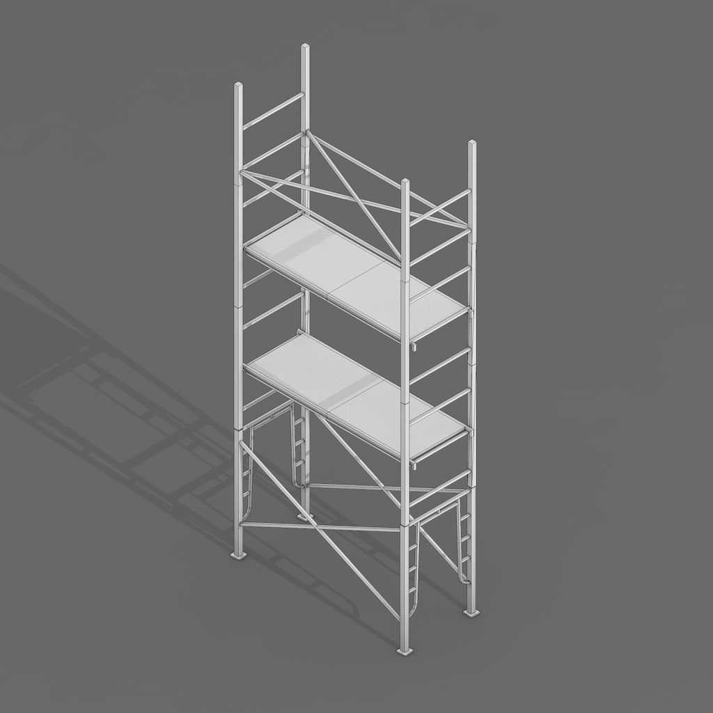 Construction Assets Collection of Building Materials Low-poly 3D model_27