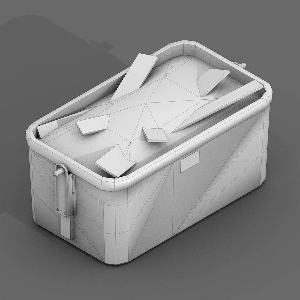 Construction Assets Collection of Building Materials Low-poly 3D model_40