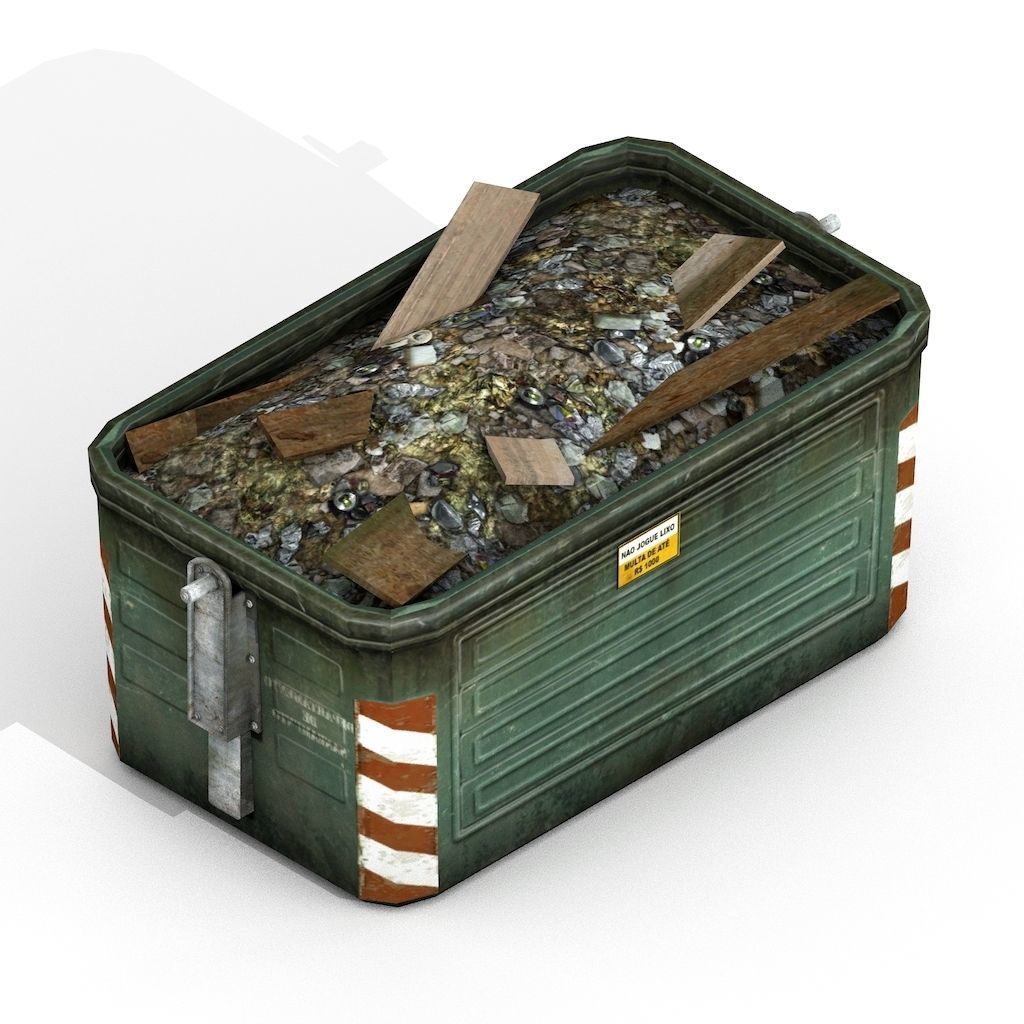 Construction Assets Collection of Building Materials Low-poly 3D model_39