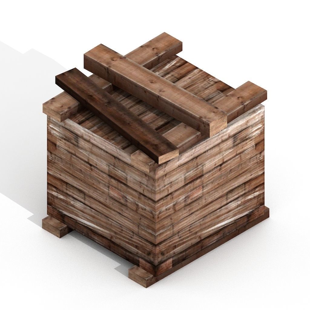 Construction Assets Collection of Building Materials Low-poly 3D model_37