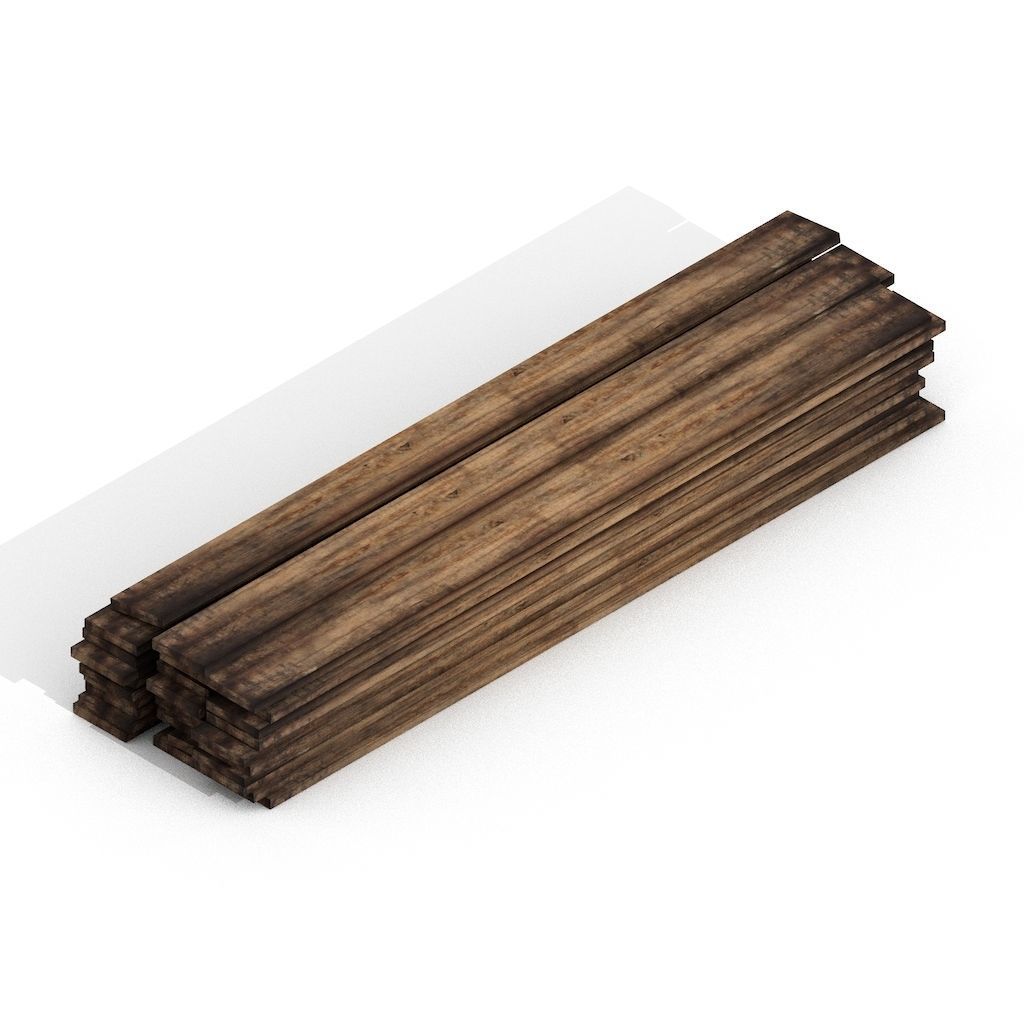 Construction Assets Collection of Building Materials Low-poly 3D model_35