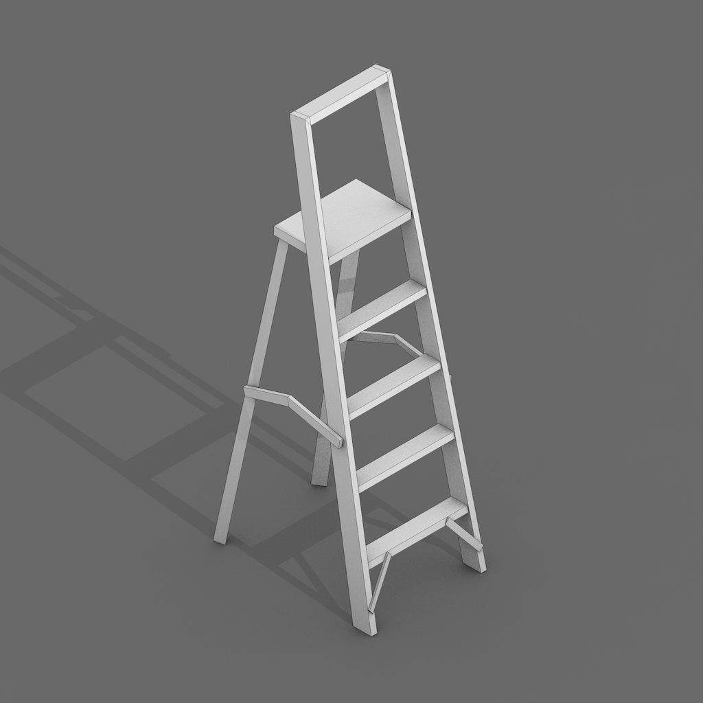 Construction Assets Collection of Building Materials Low-poly 3D model_60