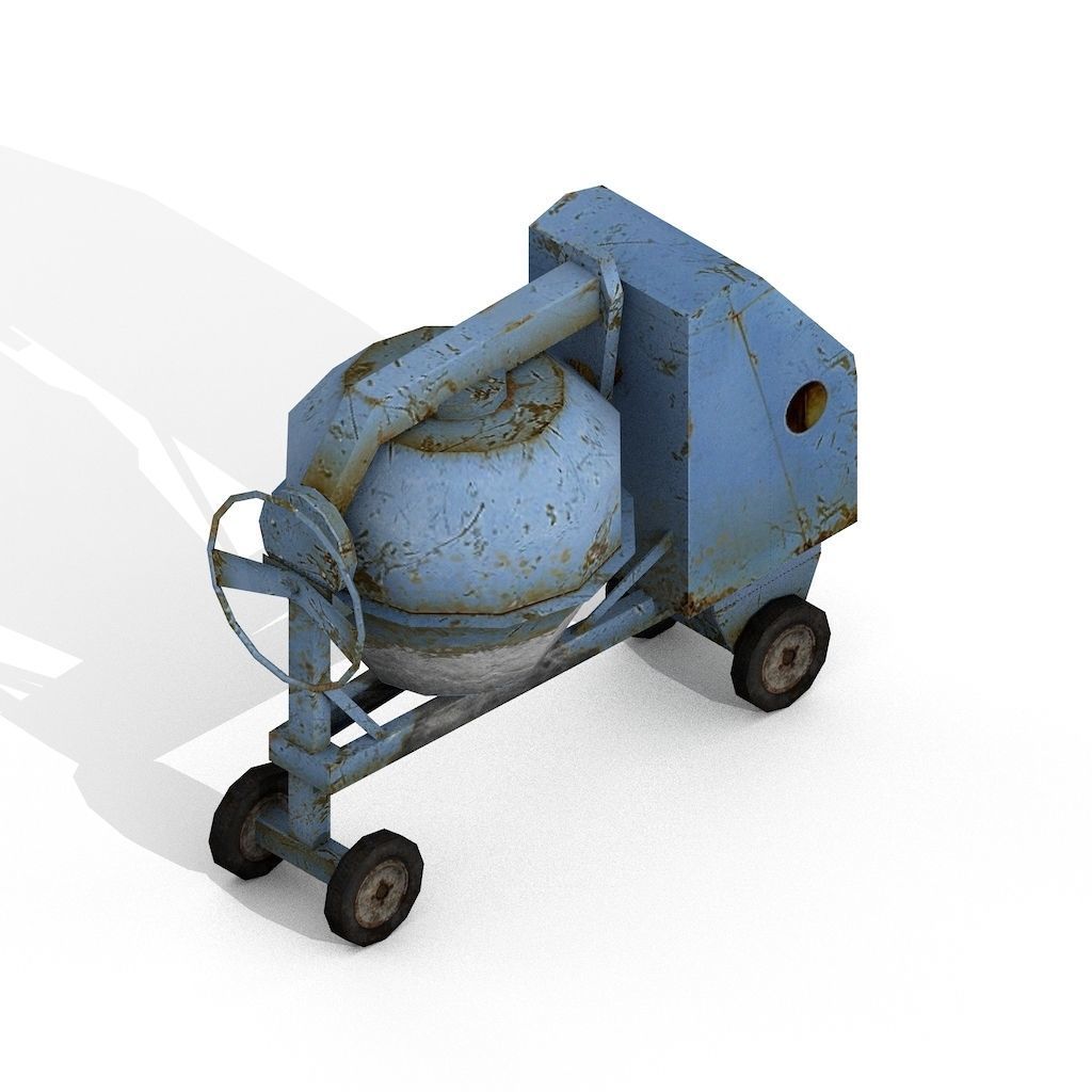 Construction Assets Collection of Building Materials Low-poly 3D model_135